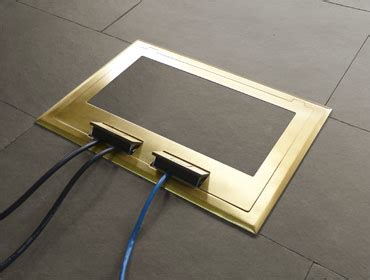 4 gang electrical floor box